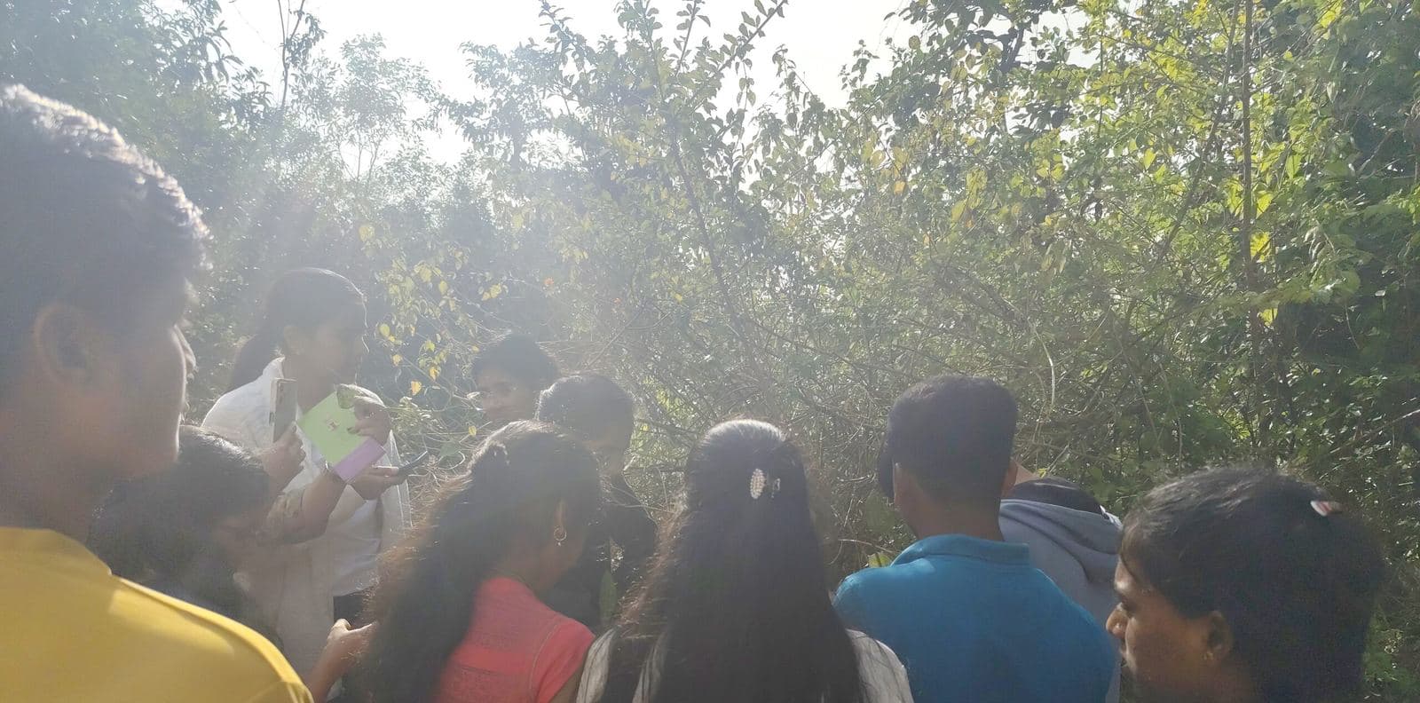 Dravyaguna students on a field visit (2)